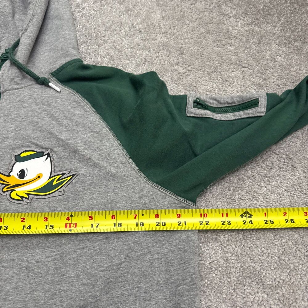 Nike Oregan Duck Full Zip Hoodie Sweatshirt Mens Large Gray Green Colorblock - Picture 12 of 15